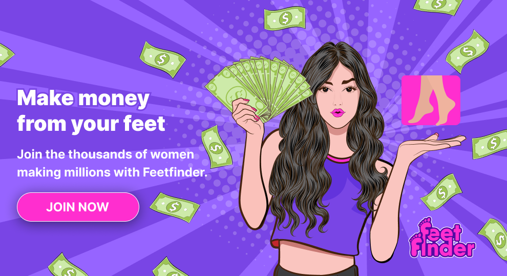 Join FeetFinder and make million from your feet